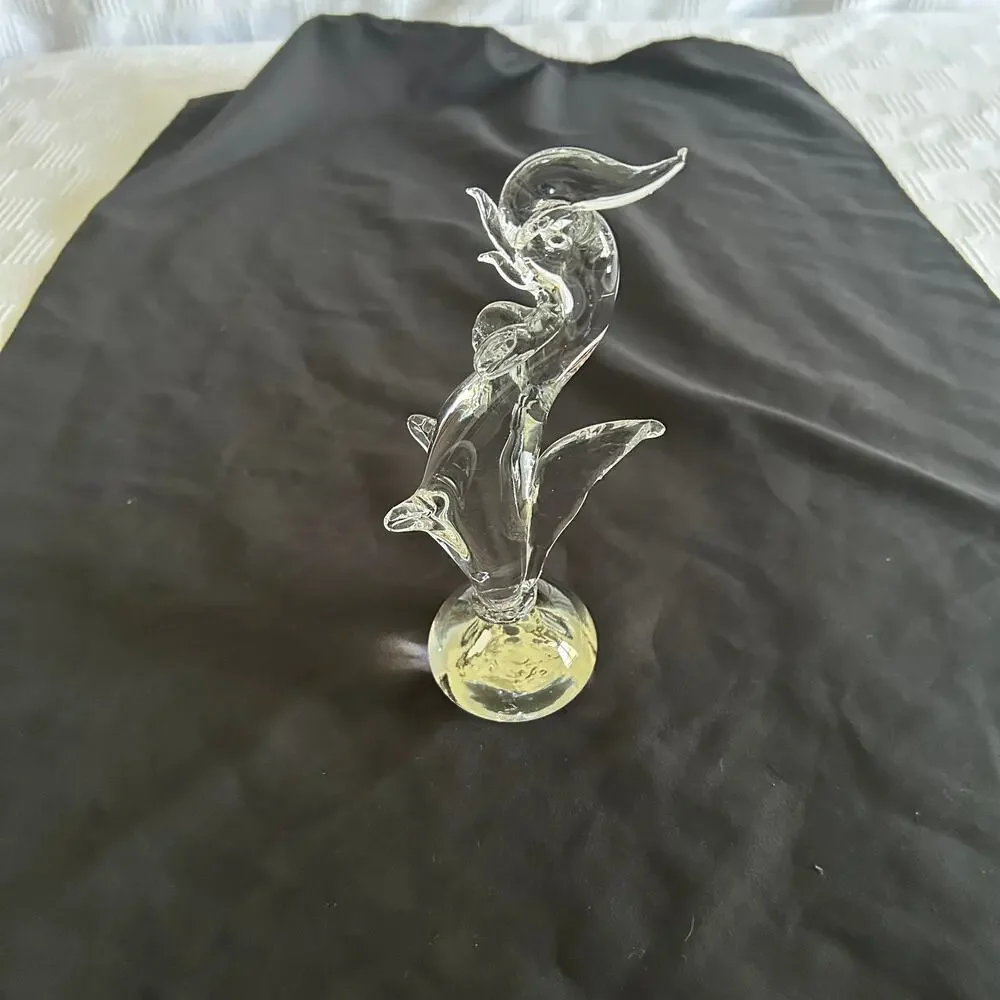 Rooster Glass Art Handblown 8.5